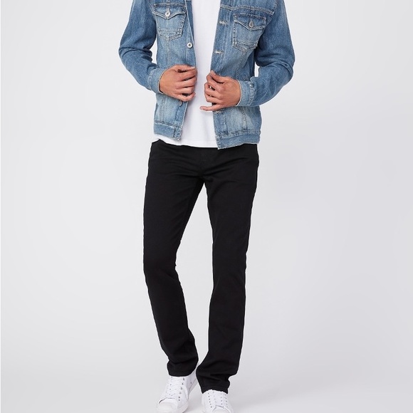 PAIGE Federal - Black Shadow Jeans - Picture 2 of 14